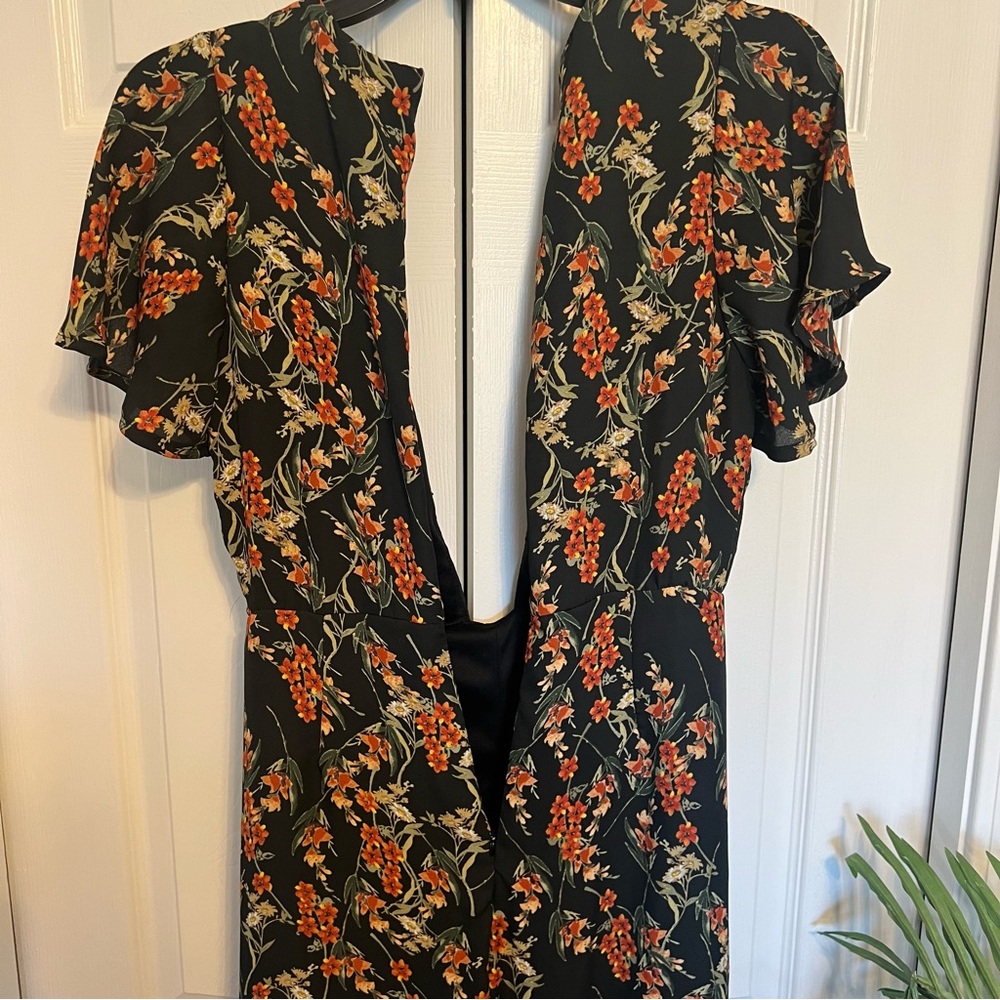 Chelsea & Violet Floral Jumpsuit with Slit Leg - Picture 7 of 12
